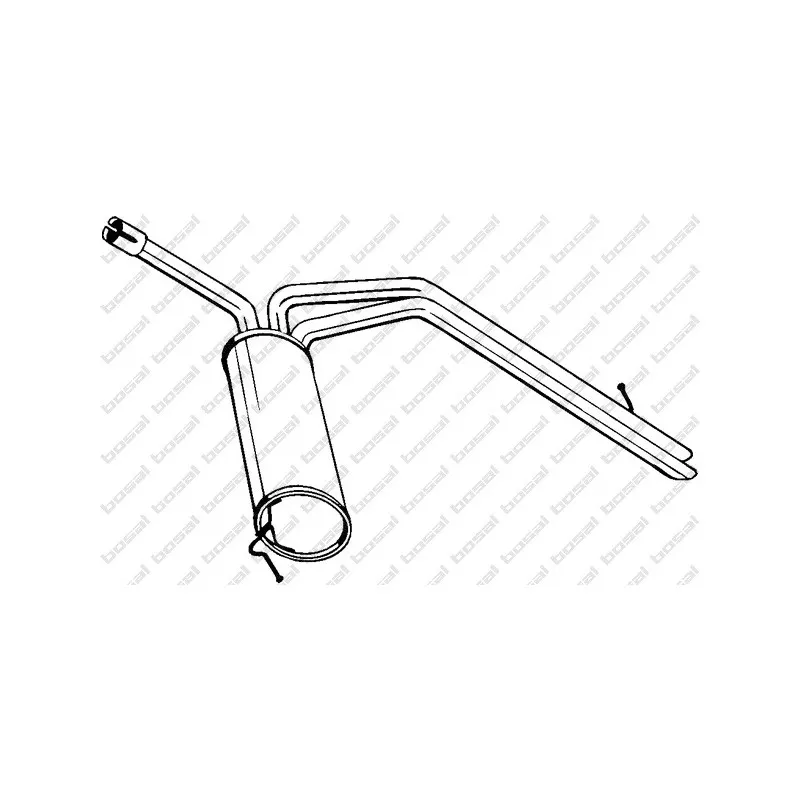 Silencieux arrière BOSAL 281-795