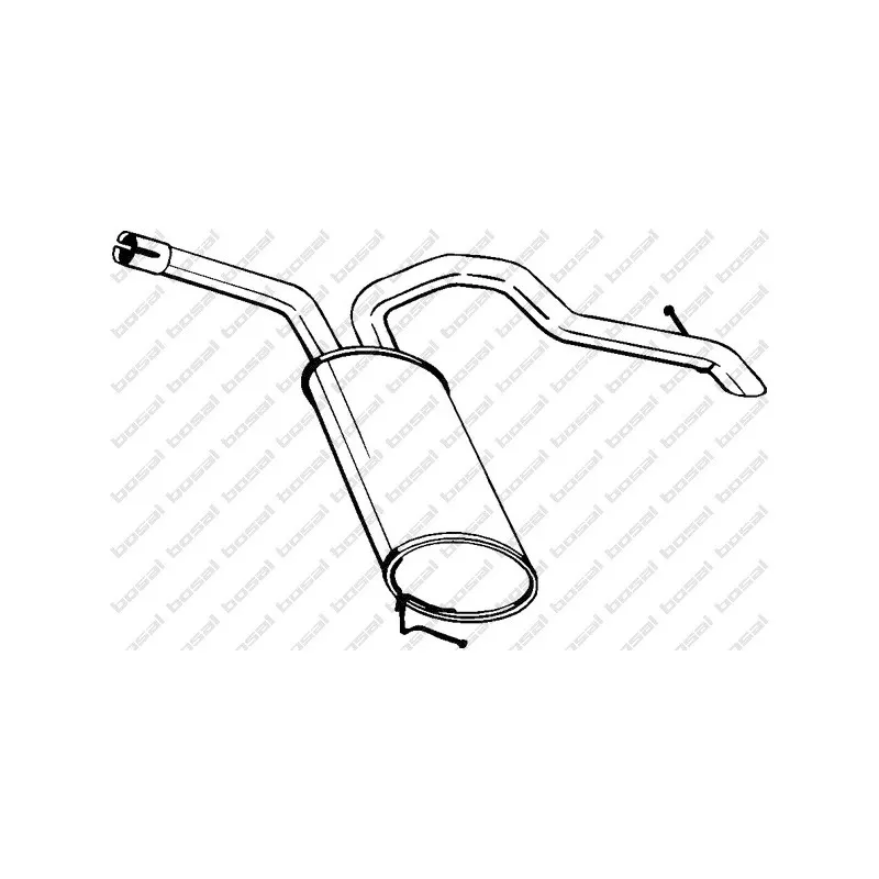 Silencieux arrière BOSAL 281-797