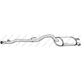 Silencieux arrière BOSAL 281-799