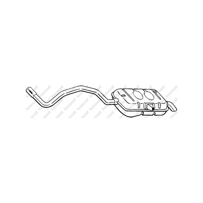 Silencieux arrière BOSAL 281-813