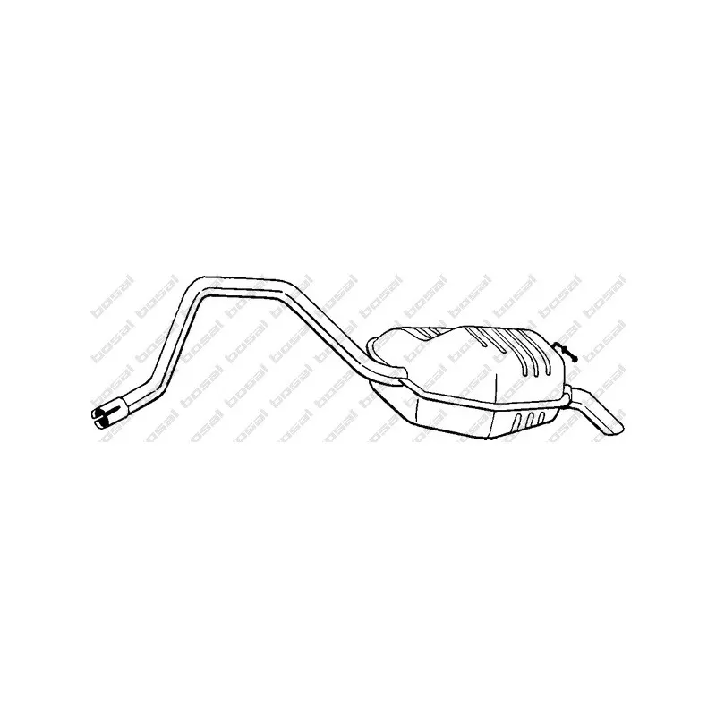 Silencieux arrière BOSAL 281-821