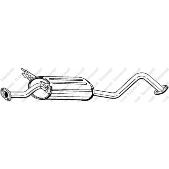 Silencieux central BOSAL 281-865