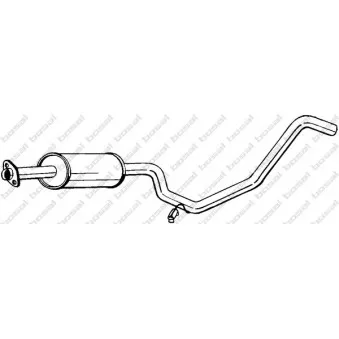Silencieux central BOSAL 281-887