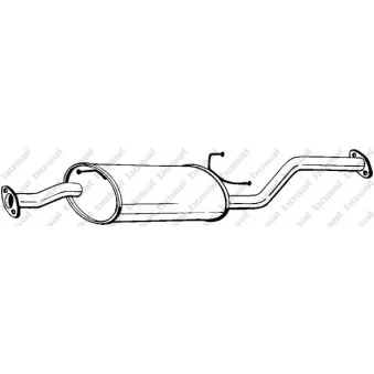 Silencieux arrière BOSAL 281-953