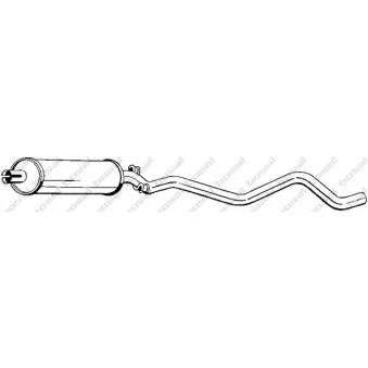 Silencieux central BOSAL 282-011