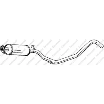 Silencieux central BOSAL 282-119