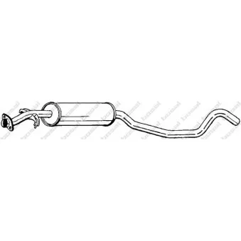 Silencieux central BOSAL 282-135