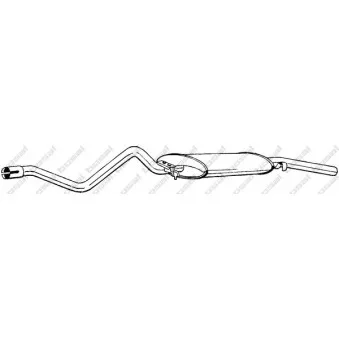 Silencieux arrière BOSAL 282-205