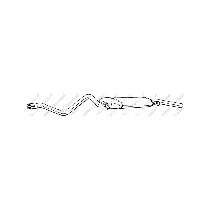 Silencieux arrière BOSAL 282-205