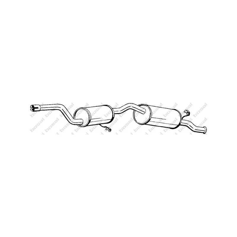 Silencieux arrière BOSAL 282-223