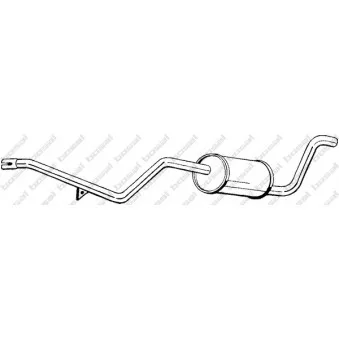Silencieux arrière BOSAL