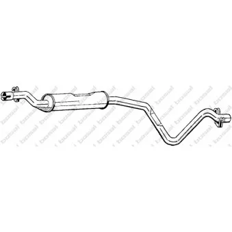Silencieux central BOSAL 282-247