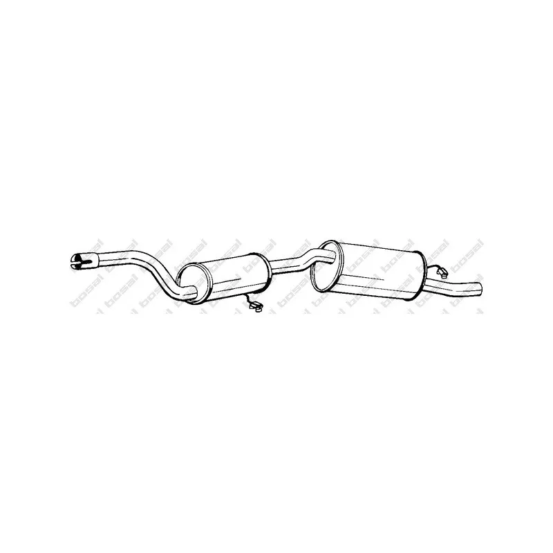 Silencieux arrière BOSAL 282-277