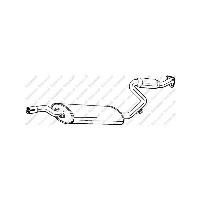 Silencieux central BOSAL 282-307