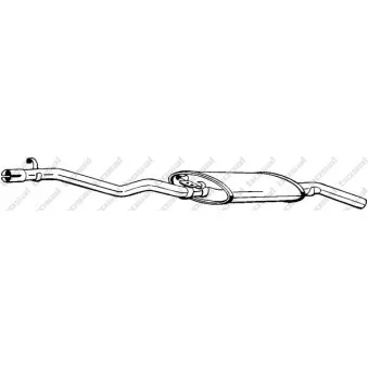 Silencieux arrière BOSAL 282-313