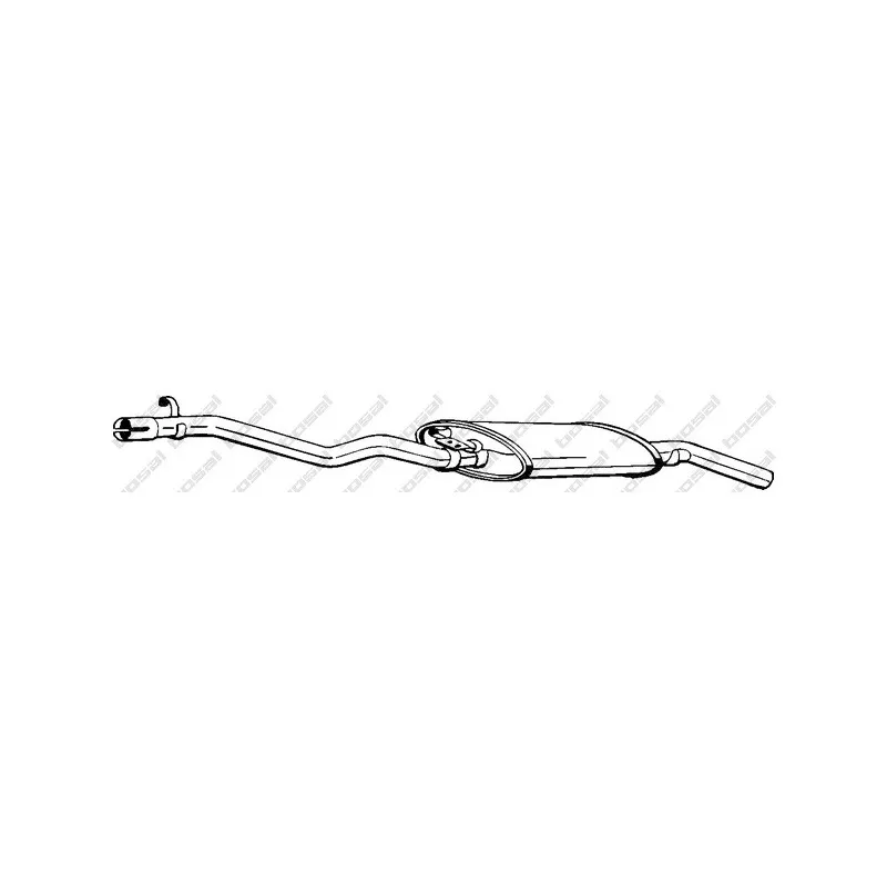 Silencieux arrière BOSAL 282-313