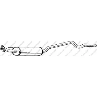 Silencieux central BOSAL 282-315