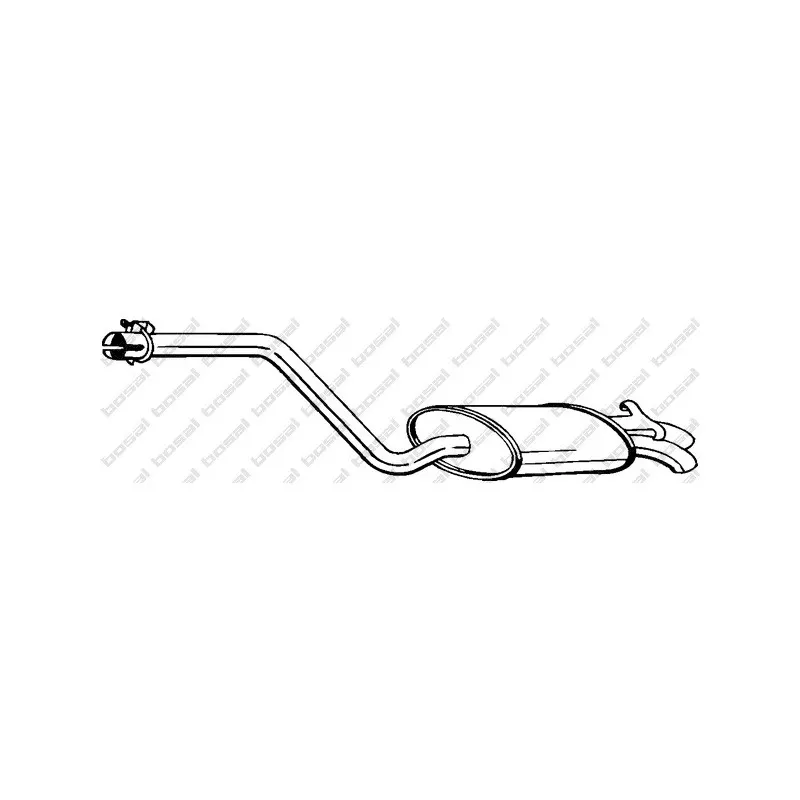 Silencieux arrière BOSAL 282-333