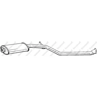 Silencieux central BOSAL 282-335