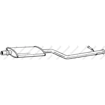 Silencieux central BOSAL 282-337