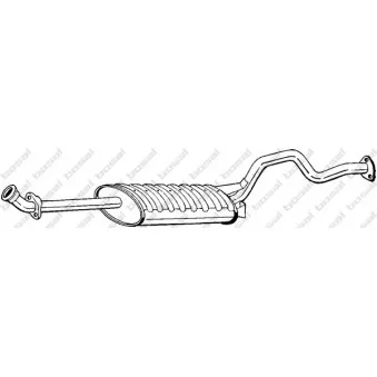 Silencieux central BOSAL