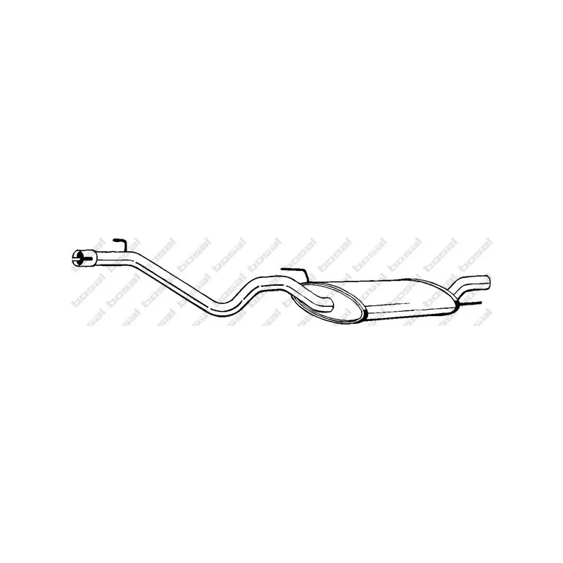 Silencieux arrière BOSAL 282-373
