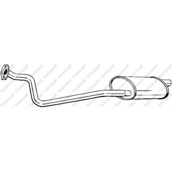 Silencieux avant BOSAL 282-379