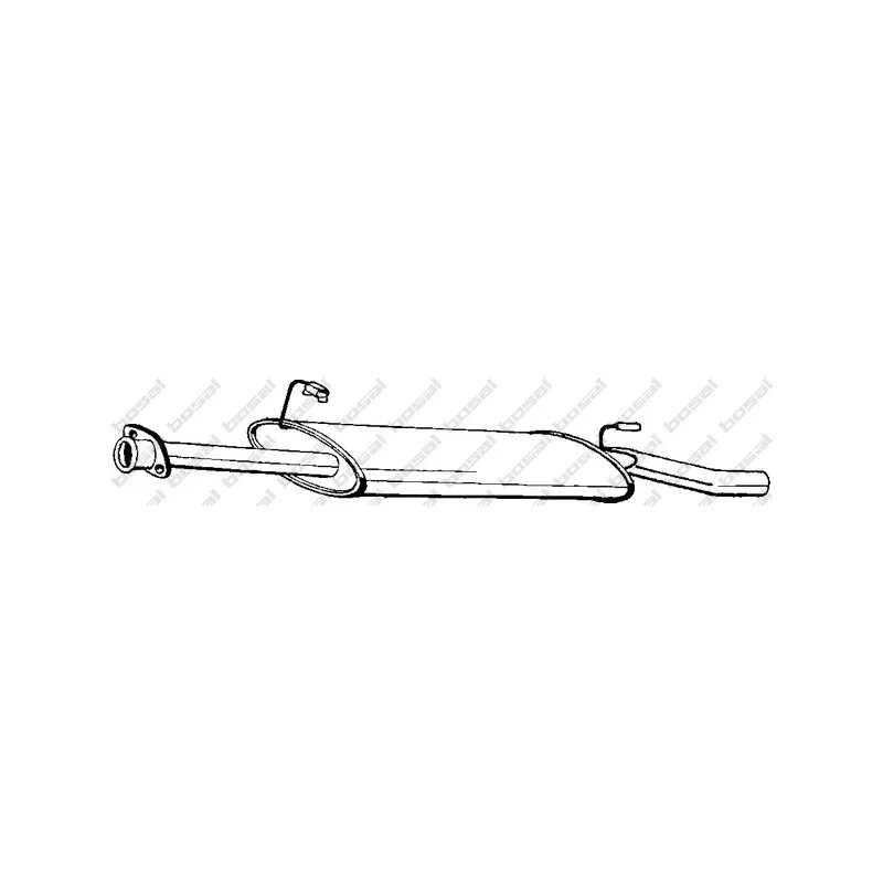 Silencieux central BOSAL 282-387
