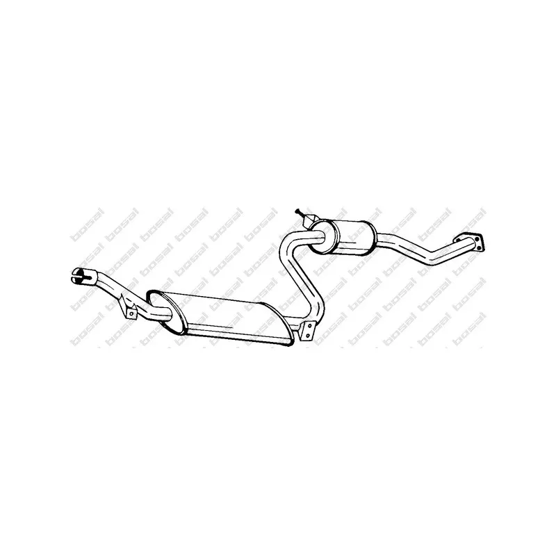 Silencieux central BOSAL 282-409