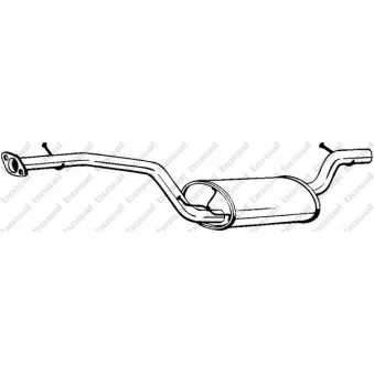 Silencieux central BOSAL 282-419
