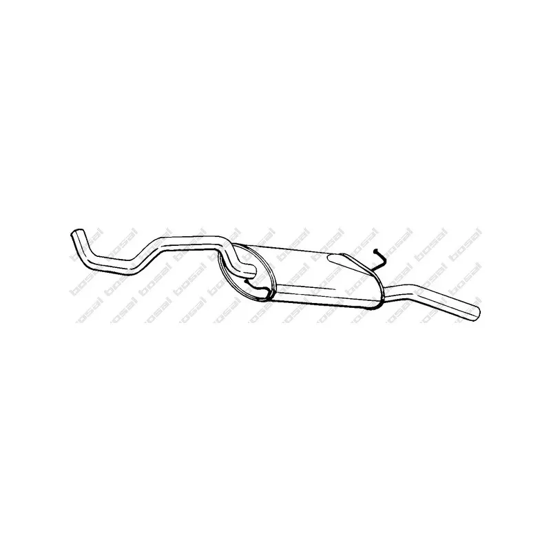 Silencieux arrière BOSAL 282-463