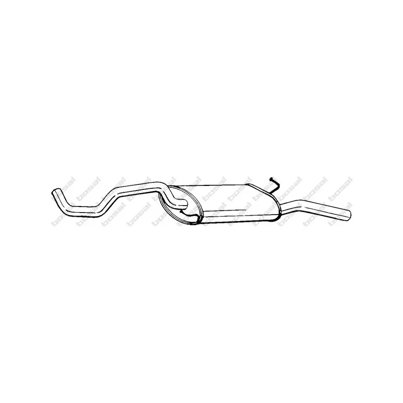 Silencieux arrière BOSAL 282-465