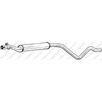 Silencieux central BOSAL 282-509