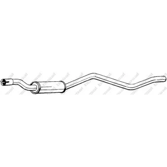Silencieux central BOSAL 282-531