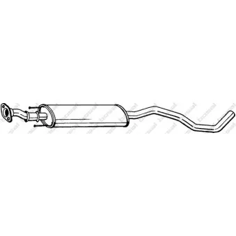 Silencieux central BOSAL