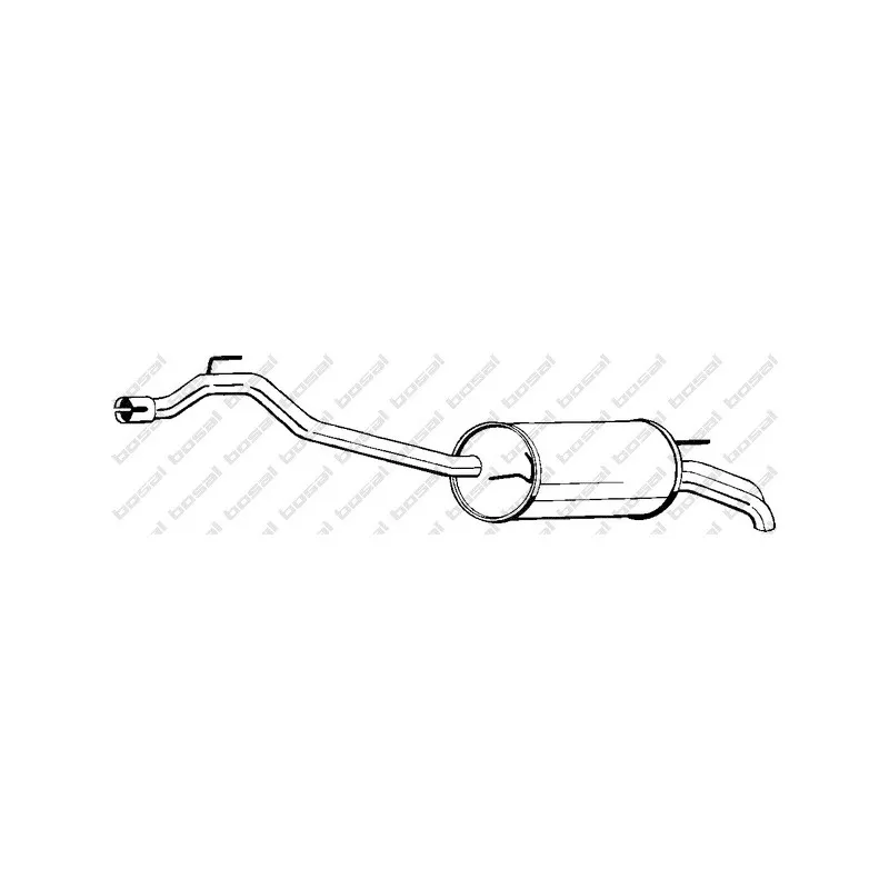 Silencieux arrière BOSAL 282-691