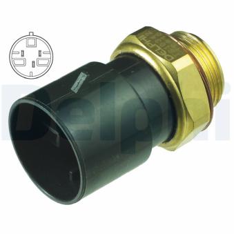 Interrupteur de température, ventilateur de radiateur DELPHI TS10342