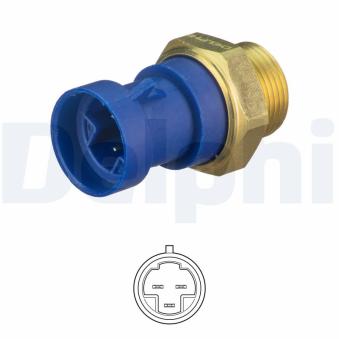 Interrupteur de température, ventilateur de radiateur DELPHI TS10513