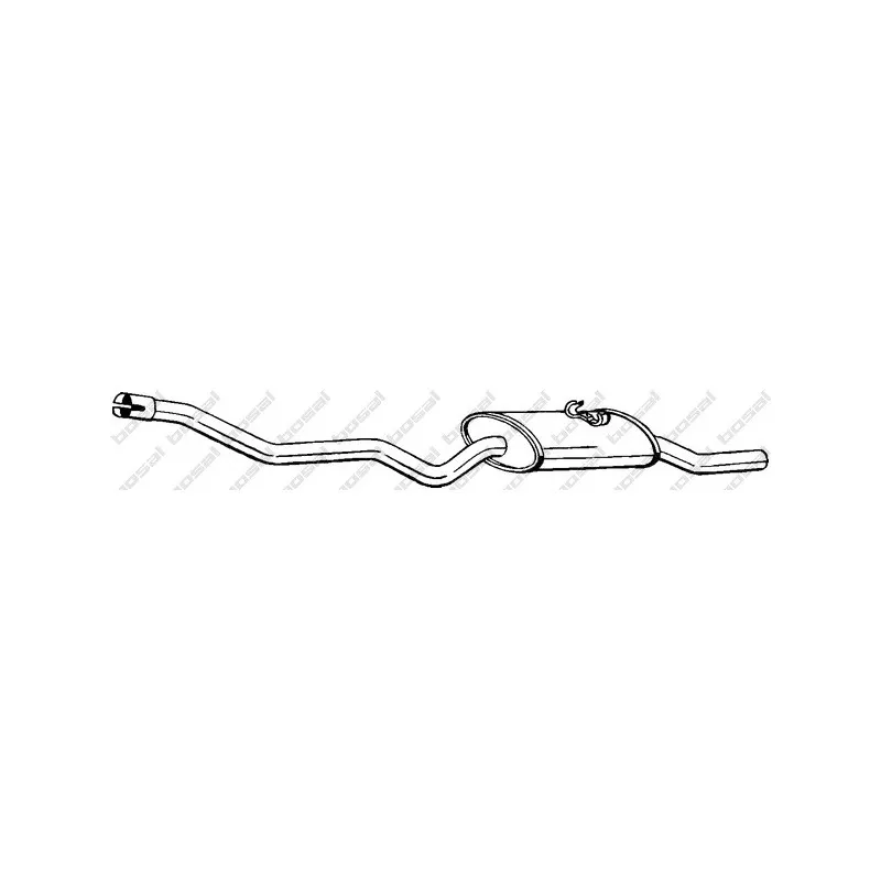 Silencieux arrière BOSAL 282-727