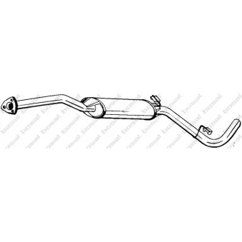 Silencieux central BOSAL 282-751