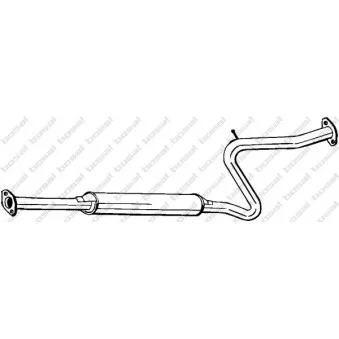 Silencieux central BOSAL 282-765