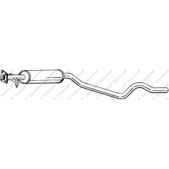 Silencieux central BOSAL 282-793