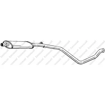 Silencieux central BOSAL 282-795