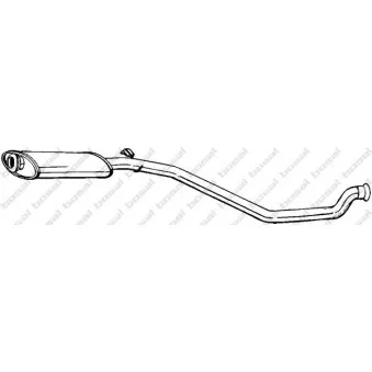 Silencieux central BOSAL 282-797