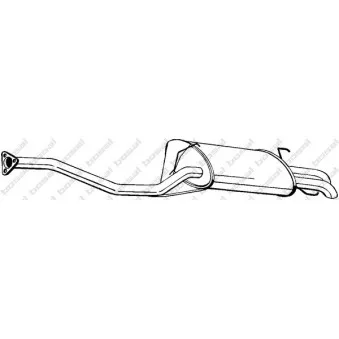 Silencieux arrière BOSAL