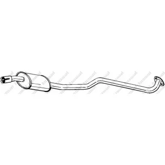 Silencieux central BOSAL 282-829