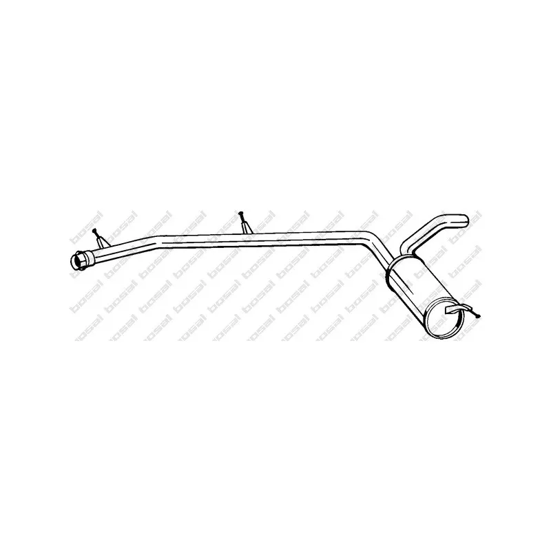 Silencieux arrière BOSAL 282-859