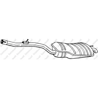 Silencieux arrière BOSAL 282-901