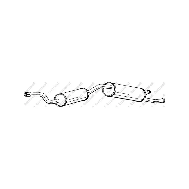 Silencieux arrière BOSAL 282-933