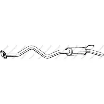 Silencieux arrière BOSAL 282-957